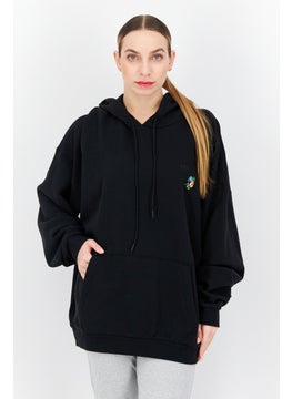 Buy Women Sportswear Fit Outdoor Hoodie, Black in UAE