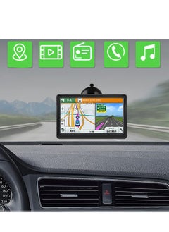 اشتري شاشة سيارة لأجهزة Apple CarPlay اللاسلكية Android Auto مع شاشة لمس HD 7 بوصة، ومشغل ستيريو بلوتوث، وكاميرا عكسية، ونظام تحديد المواقع العالمي (GPS)، والرد على المكالمات بدون استخدام اليدين في السعودية