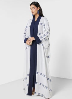 Buy Embroidered Open Abaya in Saudi Arabia