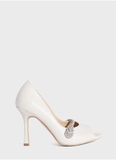 اشتري Diamante Peep Toe Pump في الامارات