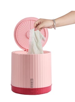 Buy Portable Washing Machine, Mini Washing Machine for Baby Clothes, Underwear or Small Items, Mini Washer for Camping, RV, Travel, Lightweight and Easy to Carry (Color : Pink) in UAE