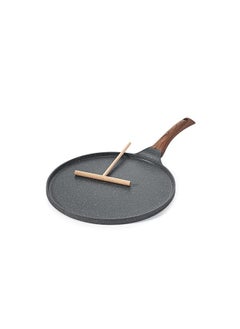 Buy Nonstick Crepe Pan, Swiss Granite Coating Dosa Pan Pancake Flat Skillet Tawa Griddle 10-Inch With Stay-Cool Handle nonstick coating, approved. free, ,safe & healthy. in UAE