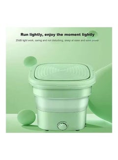 Buy Portable Mini Folding Washing Machine 1.8 kg 2152003 Green in UAE