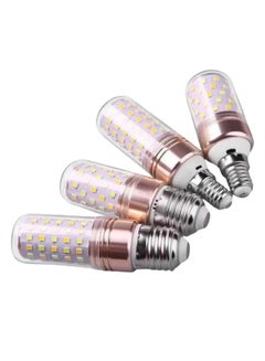 Buy 3-Color Corn Bulb,Non-Dimmable,Chandelier E14/E27 LED 12W/16W Light Bulb for Home Lighting Fixture,Pack of 10 in UAE