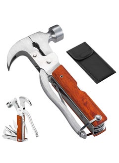 اشتري Claw Hammer with Plier, Wire Scissor, Knife, Screwdriver, Bottle Opener and more for Home Repairing Cycling Camping Climbing Fishing 12-in-1 في الامارات