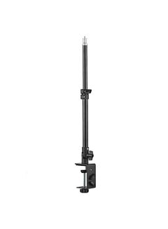 Buy Multifunctional Universal Aluminum Alloy C Clamp + Adjustable Tripod Extension Rod with 1/4 Inch Screw Adjustable Length Angles 28-46cm for Camera Photography in Saudi Arabia