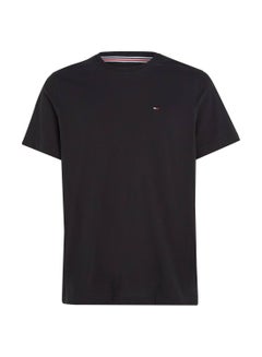 Buy Men's Regular Fit Crew T-Shirt, Black in Saudi Arabia