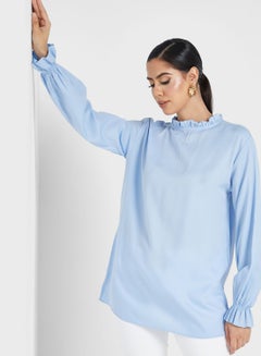 Buy High Neck Knitted Top in Saudi Arabia