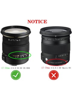 Buy 77mm Lens Cap Cover Compatible for Sigma 17-50mm f/2.8 EX DC OS HSM,HUIPUXIANG [2 Pack] in UAE