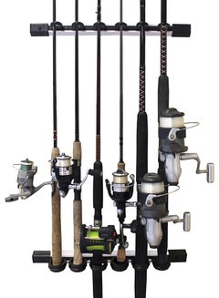Buy Rush Creek Creations 3 in 1 All Weather Fishing Rod and Pole Storage Rack for Wall or Ceiling - Innovative Expansion Capability in UAE