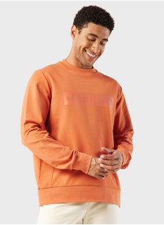 Buy Logo Crew Neck Sweatshirt in UAE