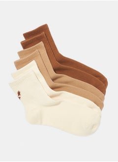 Buy AE Logo Boyfriend Socks 3-Pack in Egypt