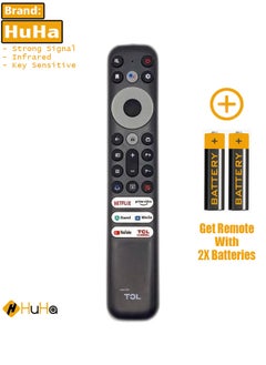 Buy Remote Control For Tcl 4K Screen Black in UAE