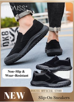 Buy Minimalist Lightweight Sneakers for Men Breathable Soft Sole Anti Slip Shock Absorption Outdoor Sports Driving Shoes Mens Casual Low Top Elastic Wear Resistant Running Shoes in Saudi Arabia