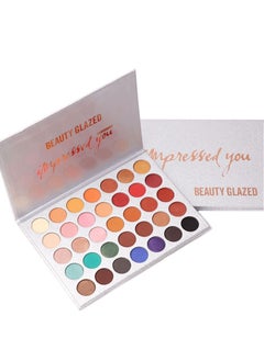 Buy 35 Colors Eyeshadow Palette Matte Eyeshadow Pallet Pigmented Shades Makeup Palette Set Shimmer Foils Eye Makeup Long Lasting Palette Multicolour in UAE