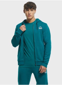 Buy Solid Hooded Sweatshirt in UAE