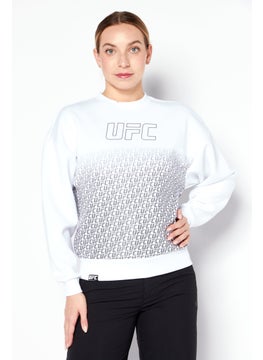 اشتري Women Sportswear Fit Long Sleeves Training Sweatshirt, White في السعودية