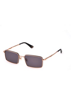 Buy Men's Square Shape  Metal Sunglasses SPLL85M540302 - Lens Size: 54 Mm - Rose Gold With Semi Matt Black in UAE