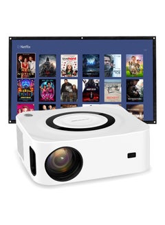 Buy Mini Smart Projector 1920*1080P Android WI-FI  LED Projector in UAE