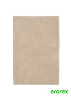 Buy Bath mat light beige 50x80 cm in Saudi Arabia