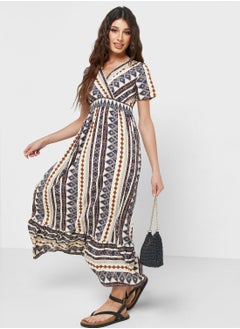 Buy Geometric Print Dress in UAE