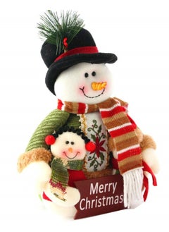 اشتري Christmas Plush Family Tabletop Decoration, Traditional Plush Doll Toys, Christmas Figurines Ornament في الامارات