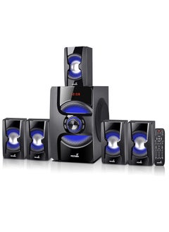 Buy Feltron FHT-5960 Multimedia Speaker System, 5.1 Channel, LED Lights, 40000W PMPO, Bluetooth, USB, AUX, Remote Control in Egypt