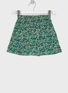 Buy Kids Floral Print Midi Skirt in UAE