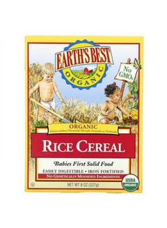 Buy Earth's Best, Organic Rice Cereal, 8 oz (227 g) in UAE