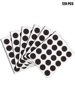 Buy Flexible Magnetic Dot with Self Adhesive, 120 PCS Round Small Magnetic Stickers with Adhesive Backing Peel & Stick Magnets Stickers for Crafts, Office, DIY Projects, 20x2mm in UAE