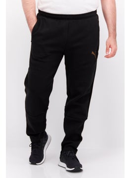 Buy Men Slim Fit Training Sweatpants, Black/Gold in UAE