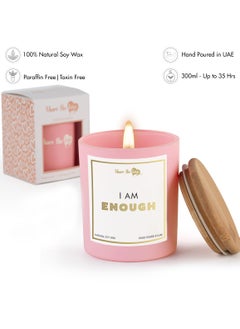 اشتري I am Enough Scented Soywax Candle في الامارات