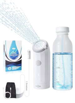 Buy Portable Electric Travel Shattaf (Bidet):  2 Spray Modes,USB Rechargeable, Electric Mini Bidet Pressure Adjustable for Camping, Desert Trips, Airplanes, Trains & Personal Hygiene in Saudi Arabia