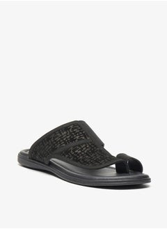 Buy Mens Textured Slip-On Arabic Sandals in Saudi Arabia