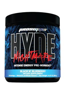 Buy PROSUPPS Hyde Nightmare Pre-workout 30 Serving Black N' Blueberry in UAE