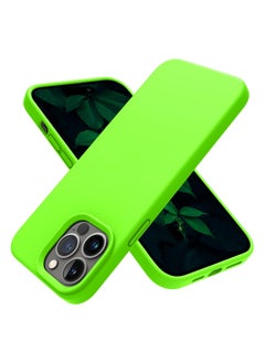 Buy Oncover Designed for iPhone 14 Pro Max Case, Silicone Shockproof Slim Thin Phone Case for iPhone 14 Pro Max 6.7 inch (Neon Green) in UAE