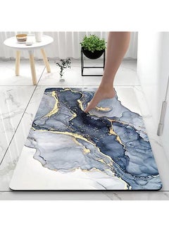 اشتري Bath Mat Rug, Innovative Bathroom Rug Mat, Super Absorbent Quick Dry Rubber Backed Dirt Resistant Bath Rugs Mats, for Bathroom Non Slip Bathroom Rug, Kitchen Comfort Floor Mats (05) في السعودية