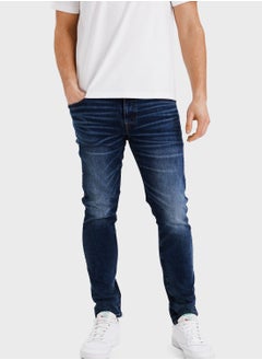 Buy Mid Wash Skinny Fit Jeans in UAE