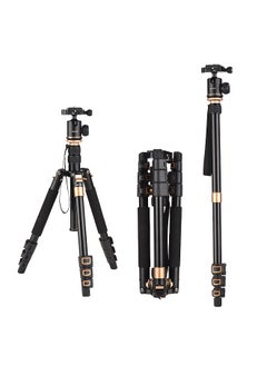 اشتري Andoer 140cm/55in Travel Tripod for Camera Aluminum Alloy Tripod Stand with Detachable Monopod 360°Rotatable Ball Head 8kg/17.6lbs Load Capacity with Carry Bag for DSLR Camcorders Phone في الامارات