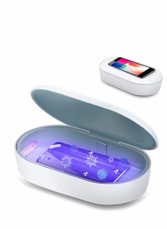 اشتري UV Phone Sanitizer Box - UVC Light Cell Phone Sterilizer and Disinfection Phone Cleaner with Aromatherapy Function Disinfector for iPhone Android Smartphone Toothbrushes✔️ UV Light Sanitization: UVC h في الامارات