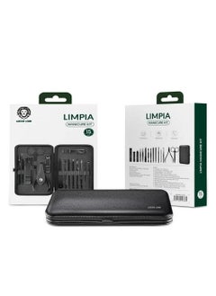 Buy Green Limpia Manicure Kit 15-in-1 in UAE