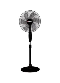 Buy stand fan 18 inch 65 watt 5 crystal blades zsf-183 Black in Egypt