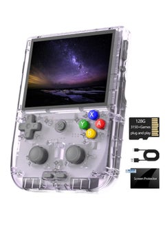 Buy RG405V Retro Handheld Game Console, Unisoc Tiger T618 Android 12 System 4.0 Inch IPS Touch Screen Support 5G WiFi Bluetooth 5.0 with 128G TF Card 3172 Games 5500mAh Battery in Saudi Arabia