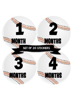 Buy Baby Monthly Stickers Baby Milestone Stickers Newborn Boy Stickers Month Stickers For Baby Boy Baby Boy Stickers Newborn Monthly Milestone Stickers Baseball Set Of 20 in Saudi Arabia