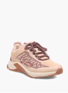 Buy Women's Logo Detail Sneakers with Lace-Up Closure in Saudi Arabia