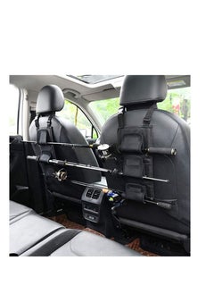 اشتري Fishing Rod Holder Adjustable Polyester Strap Combined Fishing Rod Bracket for Vehicle Ship Rear Seats, for SUV Wagons Van, Nylon Cloth Neoprene Rod Cover في السعودية