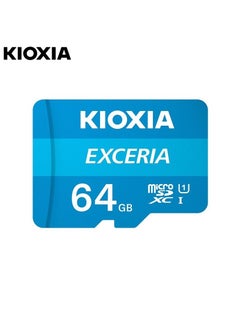 اشتري البطاقة الأصلية ميكرو اس دي 64 ج بي Exceria فلاش ذاكرة يو1 آر100 سي10 فول اتش دي سرعة قراءة عالية 100 ميجابايت / ثانية. في السعودية