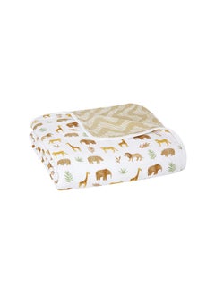 Buy Essentials Cotton Muslin Blanket - Tanzania in UAE