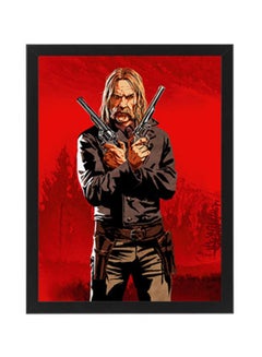 اشتري Micah Red Dead Redemption 2 Wall Art Poster Frame في مصر