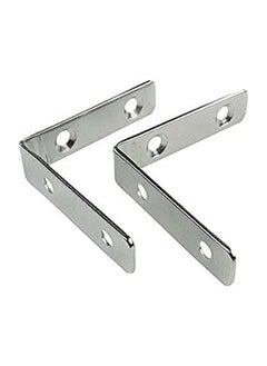 Buy KNP Heavy Duty GI Angle Bracket 2x2 Inchx40MM Pack of 2 Brackets are Designed for Robust Support and Reinforcement in Construction Woodworking and DIY Projects. in UAE